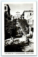 c1930's The Caleta and the Cathedral San Juan Mexico Mexico RPPC Photo Postcard picture