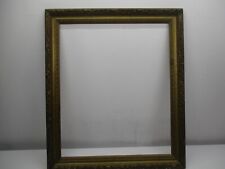 Large Old Ornate Solid Wood Gold & Brown Pic Frame Fits 20 X 24 Measures 24 X 28 picture