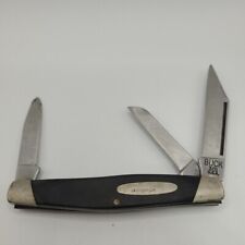 Vintage 72-86 Buck 301 USA Stockman Folding Pocket Knife (Reprofiled Pen Blade) picture