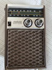 RARE Vintage REALTONE Transistor  Radio Model 2223 Working W/case picture