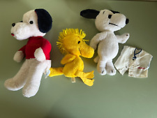 Peanuts Lot: Vintage Knickerbocker Snoopy and Woodstock plus extra snoopy picture