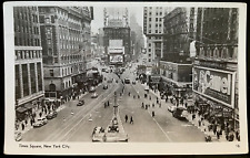Vintage Postcard 1940'S Times Square, New York City, New York (NY) RPPC picture