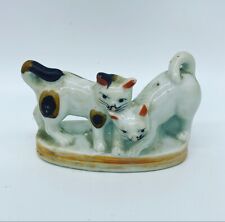 Vintage Two Cats on a Pedestal Made In Japan picture
