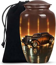 Golden Era Glow Classic Car Urns For Adult Ashes With Velvet Bag Decorative Urn picture