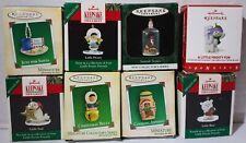 Lot Of 8 Hallmark Keepsake Miniatures Ornament Mixed Lot Some Vintage 1990s picture