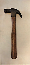 Vintage Wards Master Quality Curved Claw Hammer with Wood Handle (Made in USA) picture