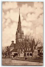 c1910's Central ME Scene Street Church Winona Minnesota MN Antique Postcard picture