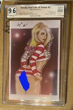 Totally Rad Life of Violet 2 2019 Patriotic Cosplay Signed Graded PGX 9.6 Noble picture