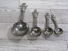 Ganz 4 Piece Measuring Spoons Silver Angels & Hearts picture