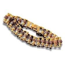 PanchMukhi Rudraksha Bracelet for Men - Traditional For Spiritual Vibe&Good Life picture