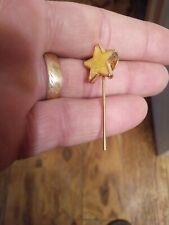 Vintage Star Magic Wand Enameled Lapel Pin picture