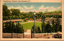 Vintage 1942 Amphitheatre Thornden Park Syracuse New York NY Postcard picture