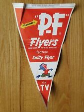 50s P-F Time is Here FLYERS Canvas Shoes SWIFTY FLYER Advertising Banner W picture