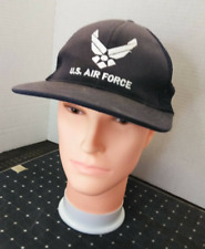 Vintage US Air Force Hat Made In USA Strapback Wings Logo - airforce.com strap picture