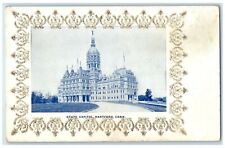 c1905's State Capitol Exterior Hartford Connecticut CT Unposted Vintage Postcard picture