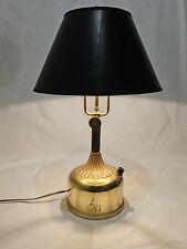 Vintage 18 Beautiful Electrified Antique Brass Oil Lamp  picture