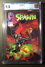 Image Spawn #1 CGC 9.8, Wht/Pgs 1992 Modern Key 1st SPAWN Old Label Todd  picture