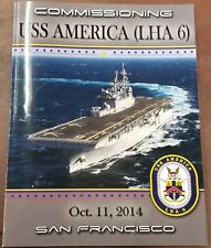 USS America LHA-6 Commissioning Book, Oct 11, 2014 picture