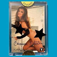CARMEN ELECTRA 1996 PLAYBOY AUTOGRAPH SIGNED TRADING CARD #96/2750 picture