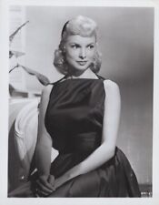 Janet Leigh 1950's Hollywood glamour portrait in black vintage 8x10 inch photo picture