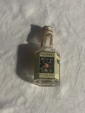 Vintage Thorne's Scotch Miniature Alcohol Bottle / Empty / US Navy Mess Stamp picture