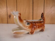 Vintage Alligator Crocodile Toothy Planter Ceramic Glazed Japan Wide Mouth EVC picture