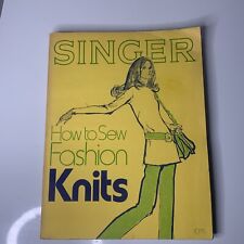1972 Singer How to Sew Fashion Knits  Judy Lawrence Singer Company Book picture