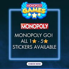 Monopoly Go All 1 ⭐- 5 ⭐ Stickers  | All Stickers Available | CHEAP 🔥SUP FAST⚡ picture