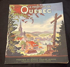 vintage La Province De Quebec tourist booklet FD2 picture