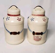 Vintage Shawnee Pottery Milk Pail Salt & Pepper Shakers picture