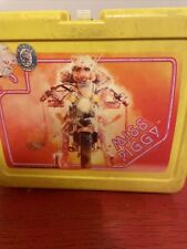 Vintage 1980 Jim Henson's Muppets Miss Piggy Motorcycle LunchBox No Thermos picture