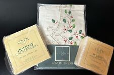 Lenox Holiday Apron with Beverage And Luncheon Napkins NEW picture