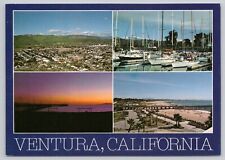 Ventura California, Chumash Indian Settlement, Multiview, Vintage Postcard picture