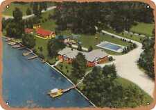 Metal Sign - Wisconsin Postcard - Richardson's Bay Resort picture