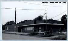 Marshalltown Iowa IA Postcard CGW Depot Station 1980 Unposted RPPC Photo picture