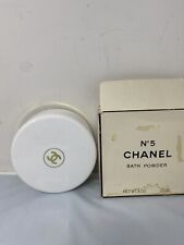 Vintage 1950’s Chanel No 5 Powder Dusting Powder 8 0z. Unopened Damaged Box picture