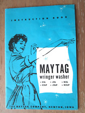 RARE Vintage 1958 Maytag Instruction Book Wringer Washers 20 Pages -E7A picture