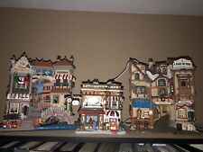 Lemax Village  Venice Canal Shops Italy Italian Houses. Rare  3 LOT CHRISTMAS picture