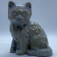 Mosser Glass Cat DOVE GREY AKA MARBLE FREESHIP Persian Kitten SoldOut@Mssr picture