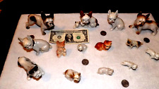 14-Vintage Ceramic French Bulldogs  Marked JAPAN/MADE IN JAPAN--ALL 14-ONE MONEY picture