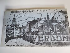 c1914-18 WWI Verdun France Postcards Book 20 Postcards Artillery Bombed City PB4 picture
