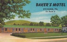 Postcard Baker's Motel Sylvania PA picture