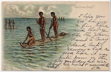 Tuck Antique Postcard Kattumaram Madras India Posted Undivided Back Era picture