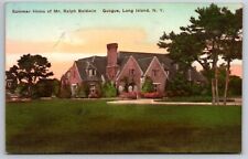 Summer Home of Ralph Baldwin Quogue Long Island New York NY c1930 Postcard picture