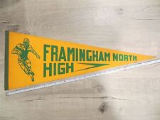 Framingham North Massachusetts High School Mass MA Felt Pennant Flag Football picture