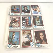 1978 TOPPS SUPERMAN MOVIE SERIES 1 SET COMPLETE 1-77 CARDS + 12 STICKERS picture