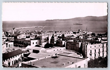 Morocco Tangier General View From Hotel Villa De France RPPC Real Photo Postcard picture