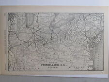 Original map of the Pennsylvania R.R. System ~ 1906 picture