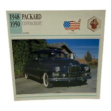 Cars of The World - Single Collector Card 1948 1950 Packard Custom Eight picture