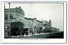 Grand Forks North Dakota ND RPPC Photo Postcard A Part Of The Main Street 1909 picture